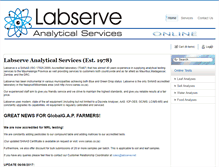 Tablet Screenshot of labserve.net